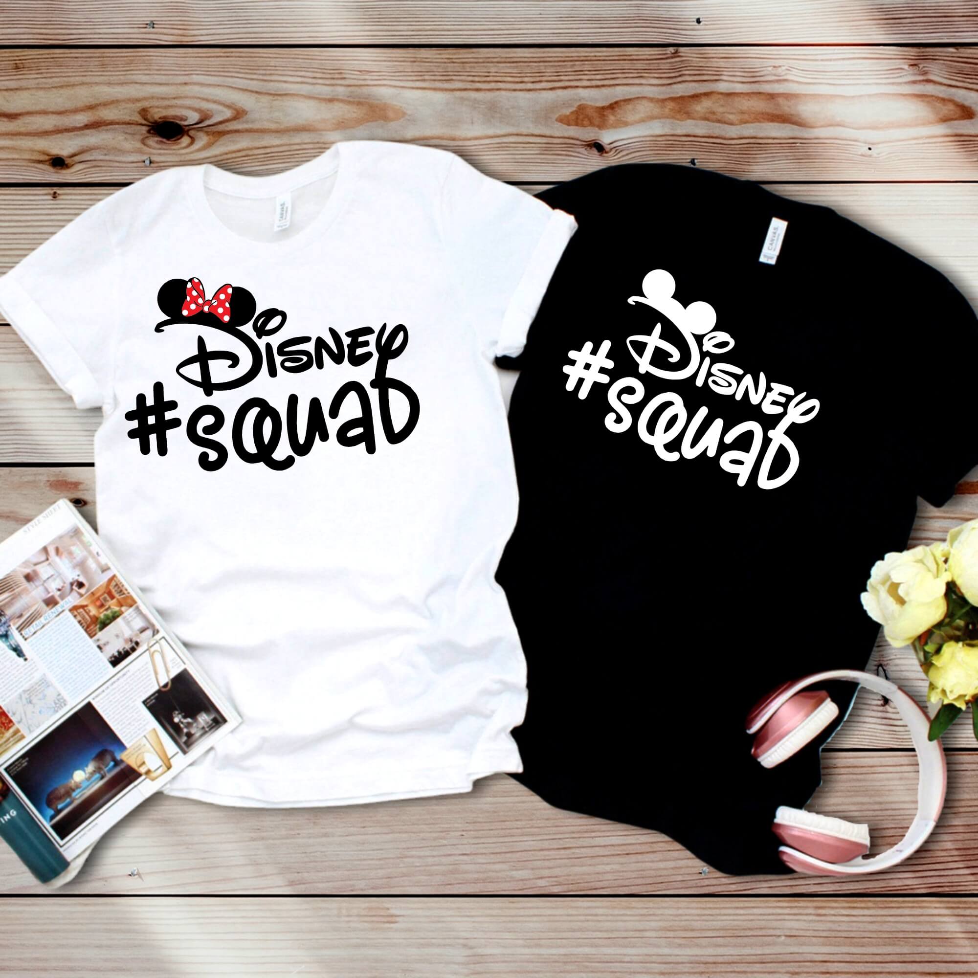 Disney squad sales shirts